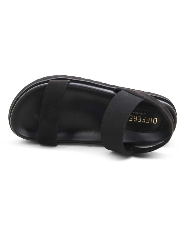 סנדלים שטוחים עם רצועות אלסטיות לנשים