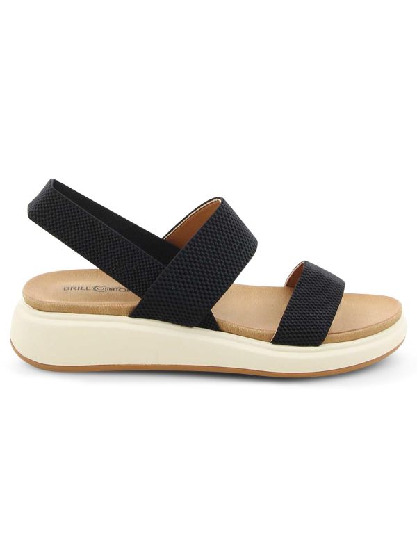 סנדלי נשים עם רצועות אלסטיות