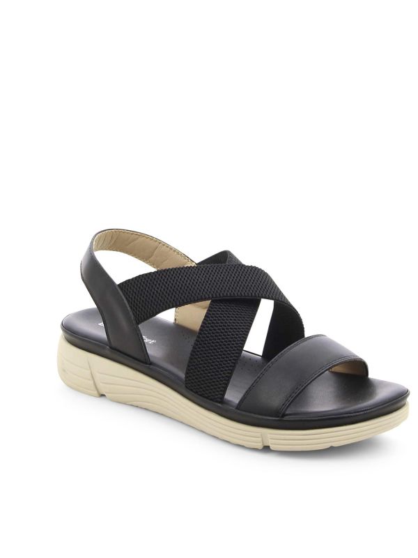 סנדלי נוחות עם רצועות אלסטיות לנשים