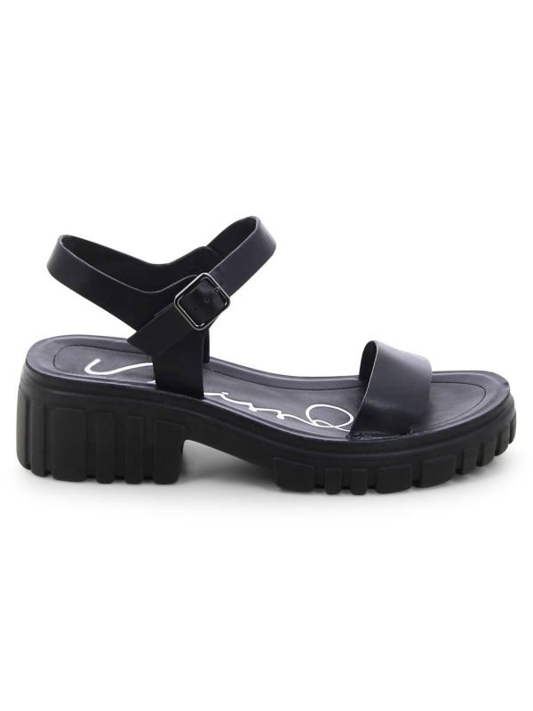 סנדלים קלאסיים עם סוליית טרקטור לנשים