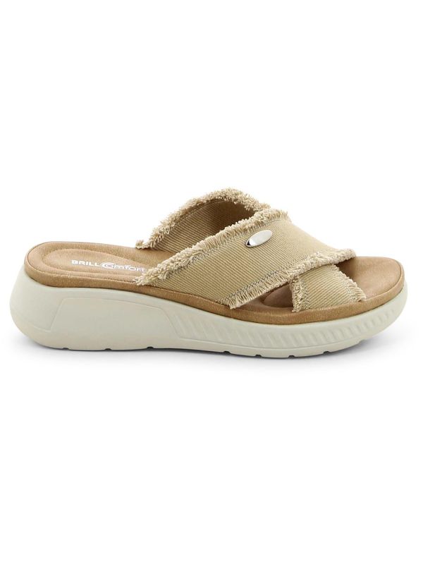 כפכפי נוחות עם רצועת איקס לנשים