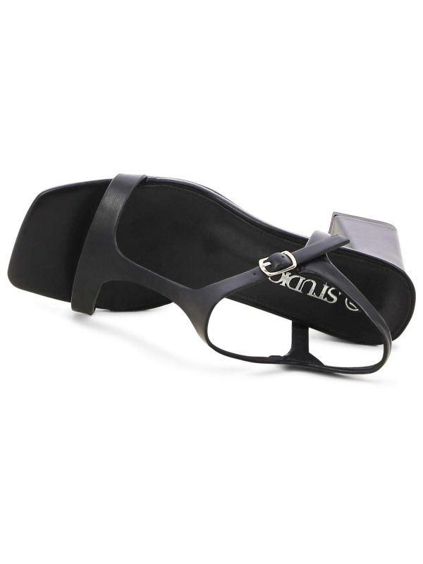 סנדלי עקב ג’ינס לנשים