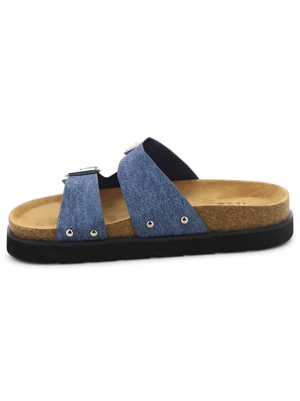 כפכפי נוחות עם רצועת ג’ינס לנשים