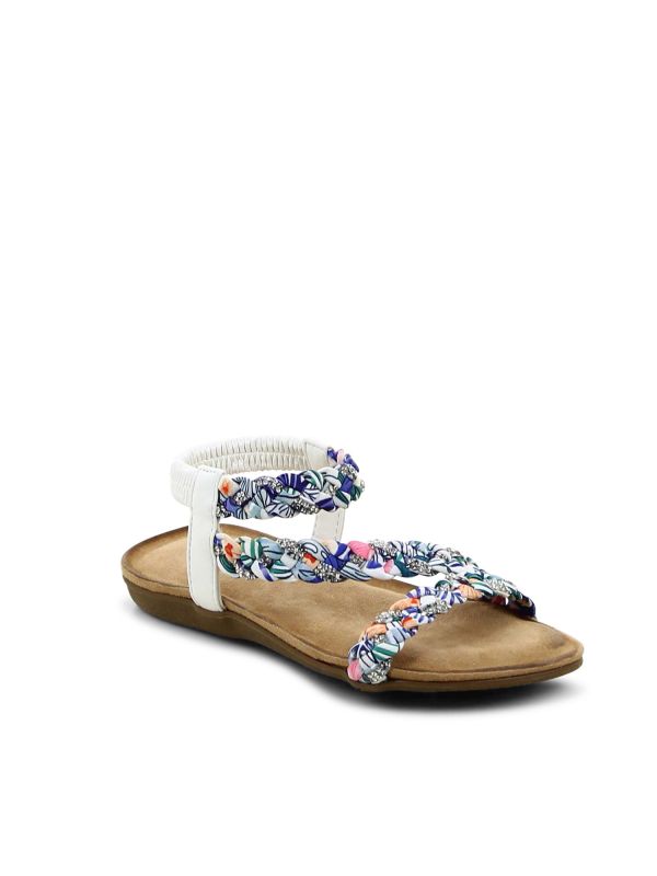 סנדלים פרחוניים לילדות