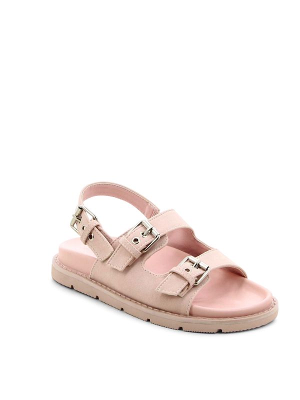 סנדלי ילדות עם רצועות עבות ואבזמים