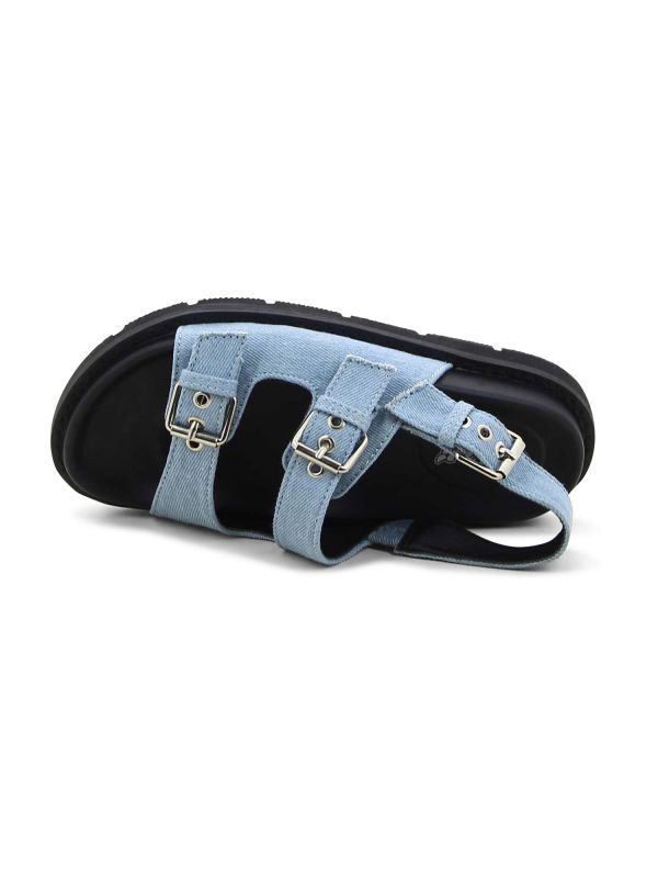 סנדלי ילדות עם רצועות עבות ואבזמים