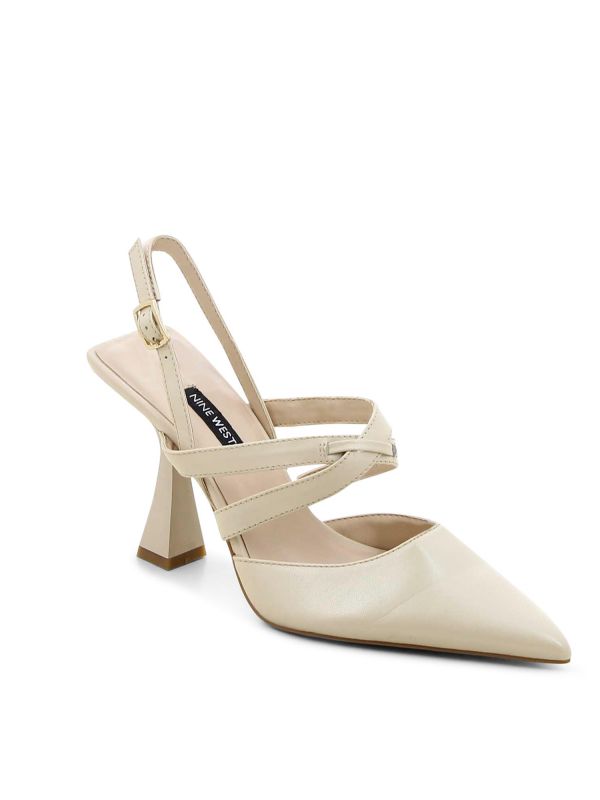 נעלי סירה שפיץ עם רצועות איקס לנשים