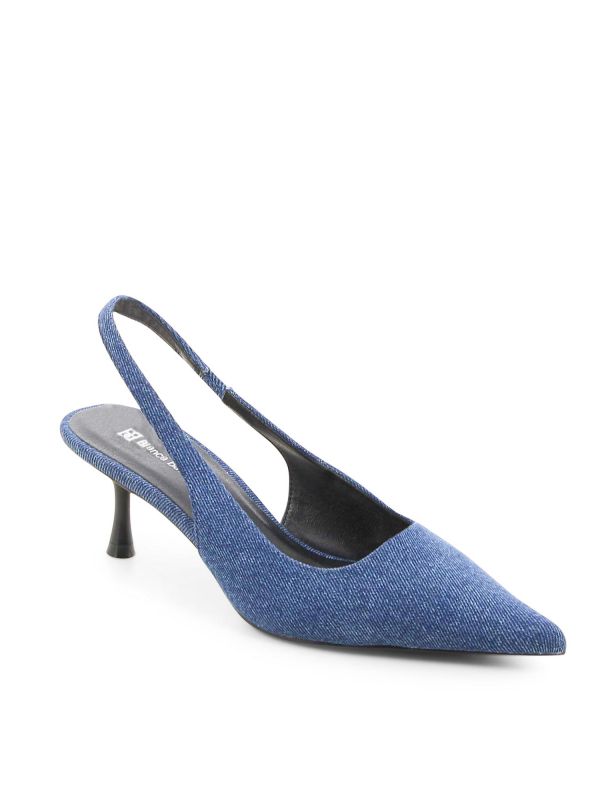 נעלי סירה ג’ינס עם עקב לנשים