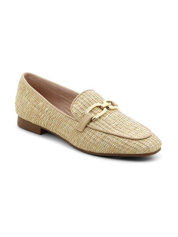 נעלי מוקסין קלאסיות לנשים עם שרשרת