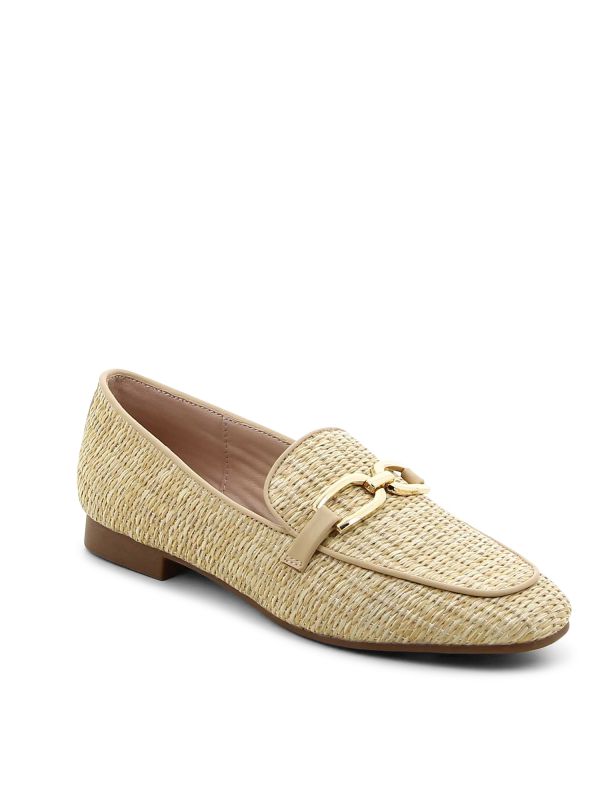 נעלי מוקסין קלאסיות לנשים עם שרשרת