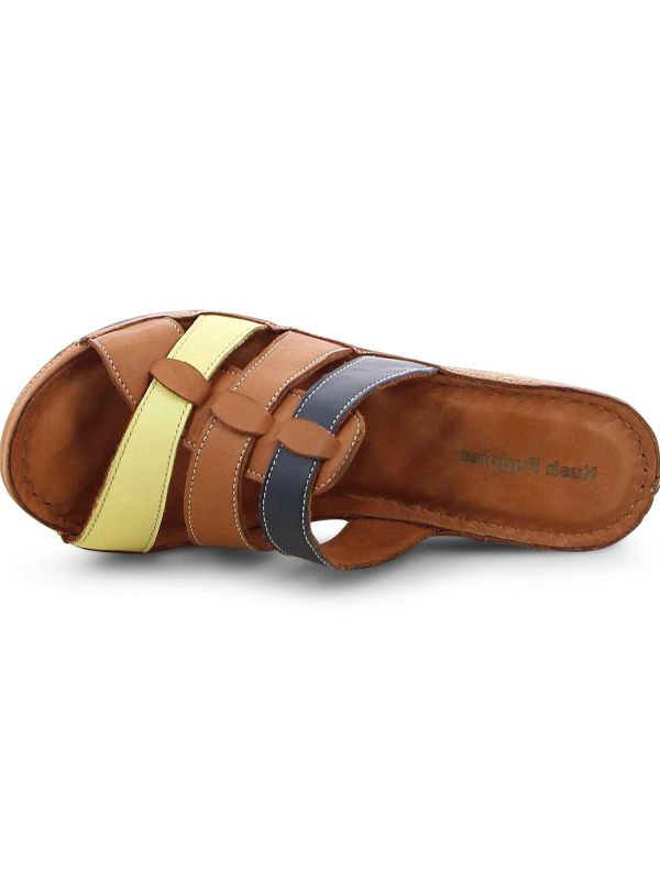 כפכפי נשים עם עקב רוקי ורצועות