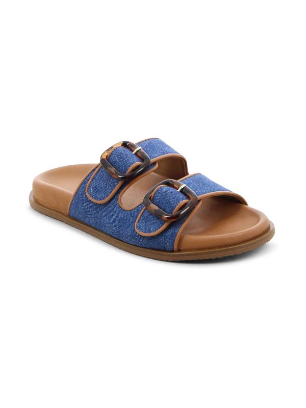 כפכפי רצועות ג’ינס לנשים