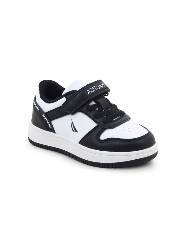 נעלי סניקרס NAUTICA אופנתיות בשחור לבן לילדים