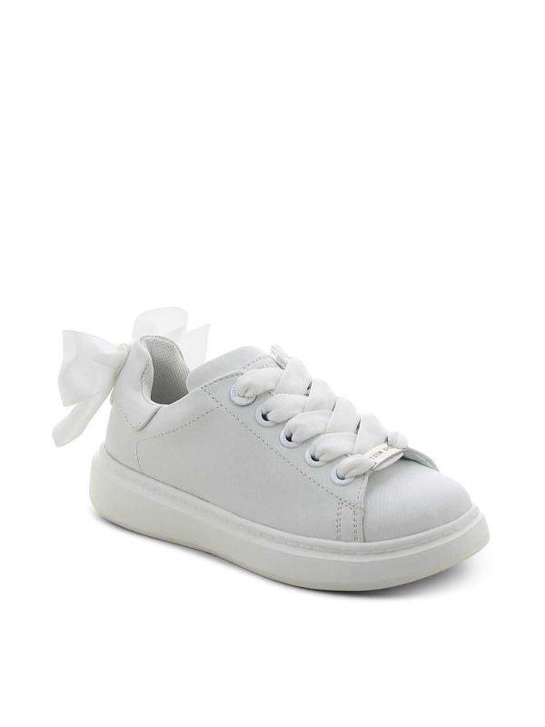 נעלי סניקרס קלאסיות עם פפיון לילדות