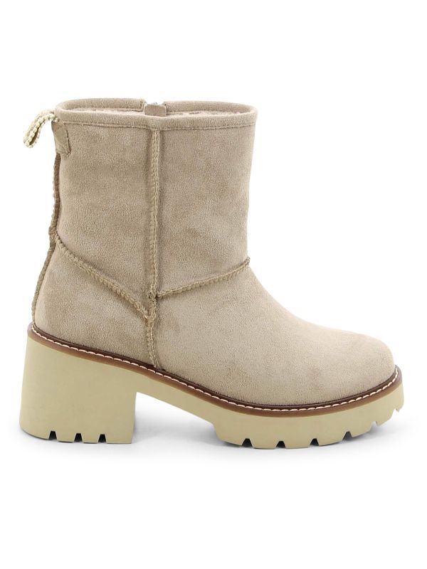 מגפוני נשים עם עקב טרקטור