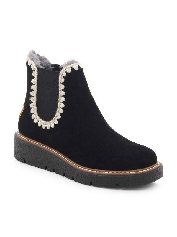 מגפוני צ’לסי עם רקמה