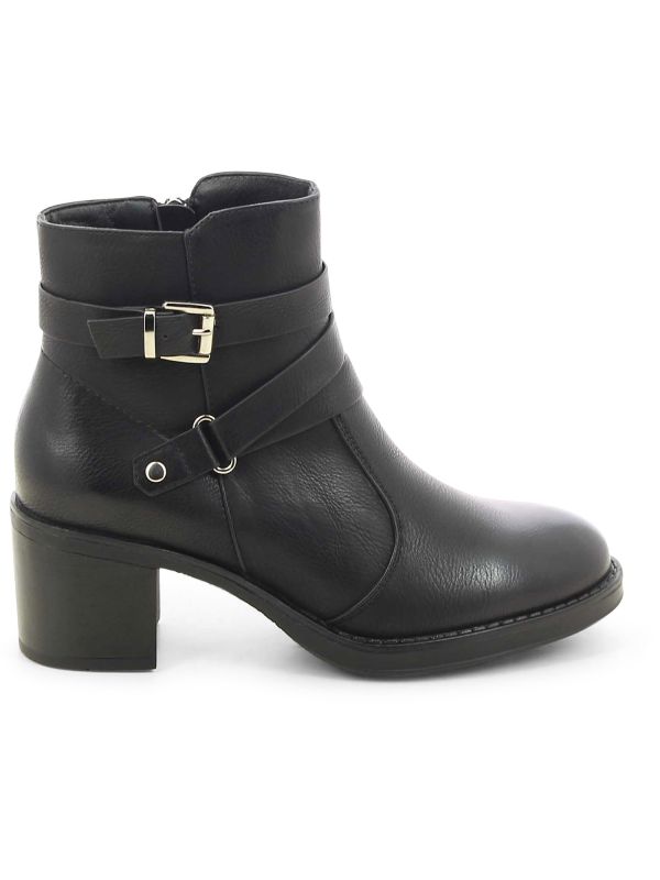 מגפוני עקב לנשים עם רצועה דקה ואבזם