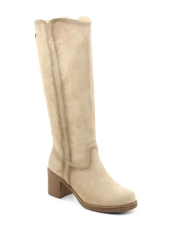 מגפי עקב בגוון משופשף לנשים