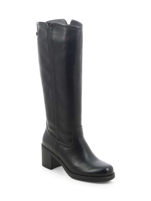 מגפי עקב בגוון משופשף לנשים