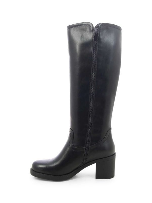 מגפי עקב בגוון משופשף לנשים