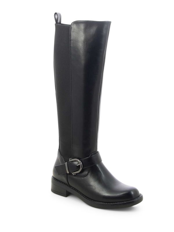 מגפי נשים קלאסיים עם אבזם