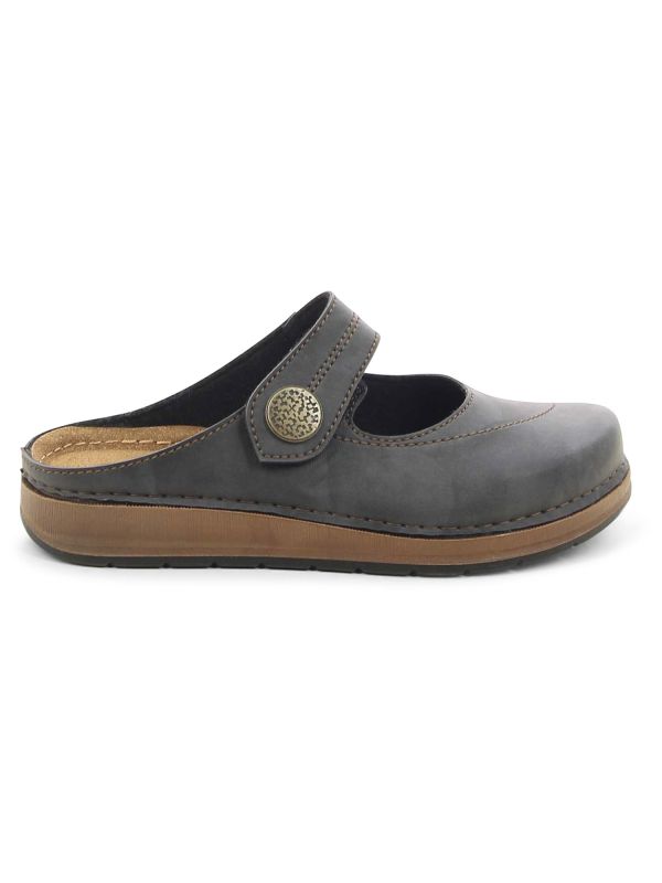 כפכפי נוחות עם רצועת כפתור לנשים