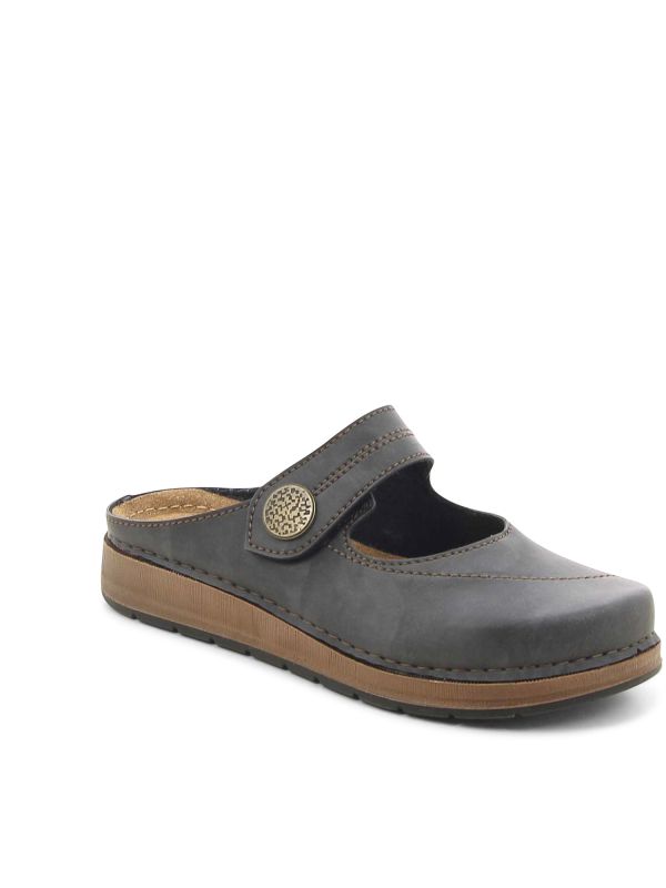 כפכפי נוחות עם רצועת כפתור לנשים