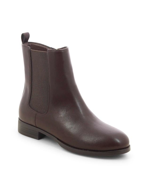 מגפוני צ’לסי קלאסיים לנשים - חום כהה