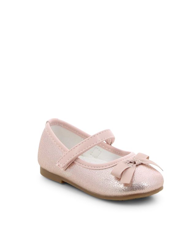 נעלי בובה חגיגיות עם פפיון לילדות