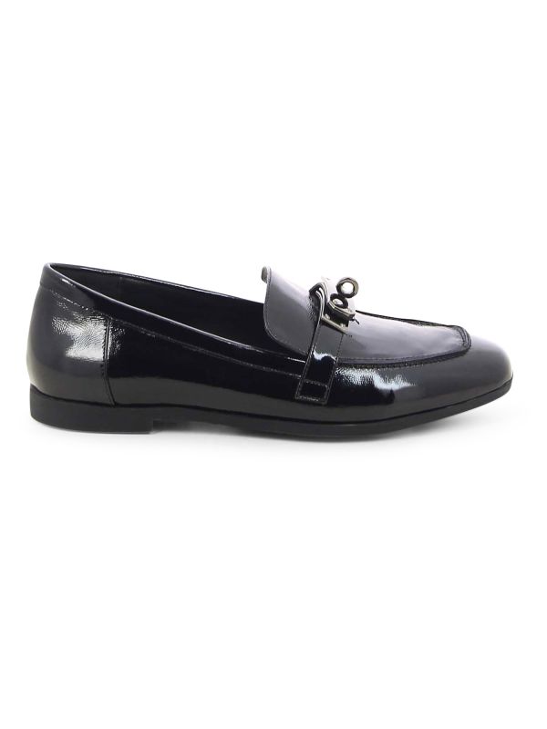 נעלי מוקסין בגימור מבריק לנשים