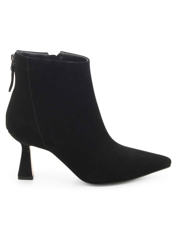 מגפוני שפיץ עם עקב בינוני לנשים