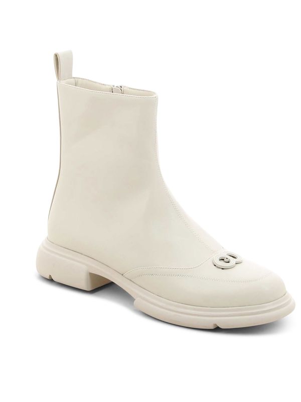 מגפוני נשים עם תכשיט עגול