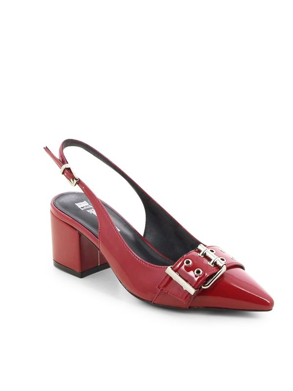 נעלי סירה עם עקב ואבזם לנשים