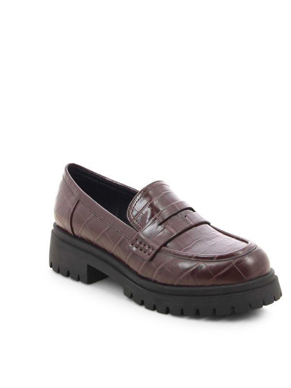 נעלי מוקסין בדוגמת נחש לנשים