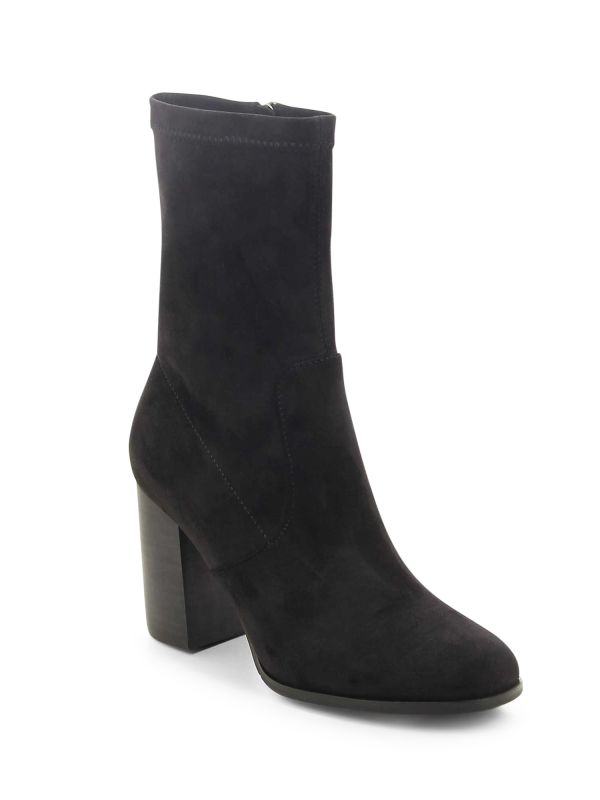 מגפוני גרב קלאסיים לנשים עם עקב גבוה