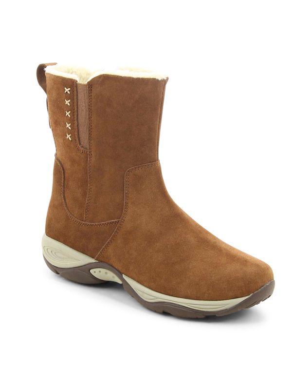 מגפוני נשים ספורטיביים עם פרווה