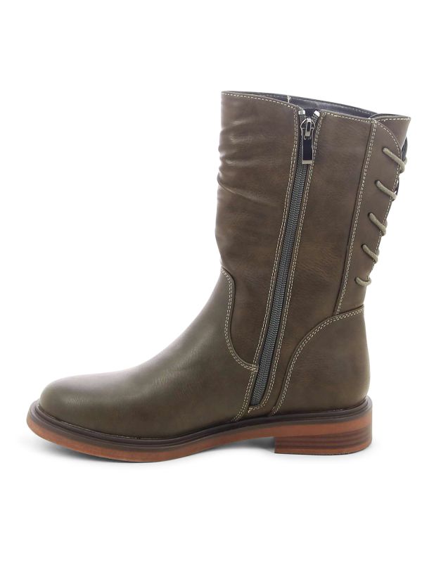 מגפוני נשים עם שרוך אחורי