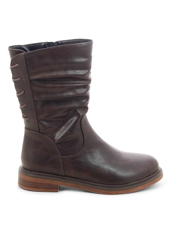 מגפוני נשים עם שרוך אחורי