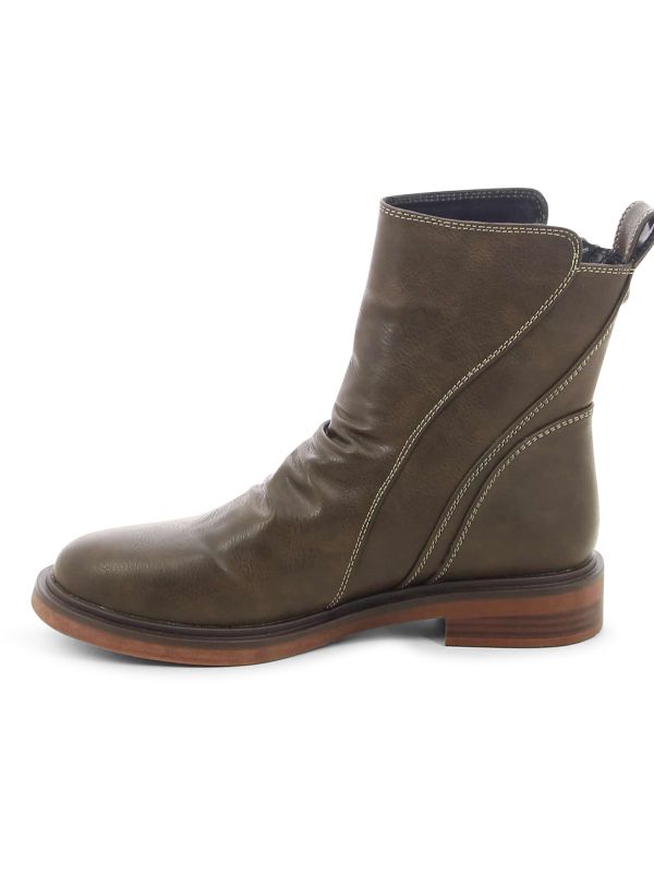 מגפוני נשים עם רוכסן אלכסוני