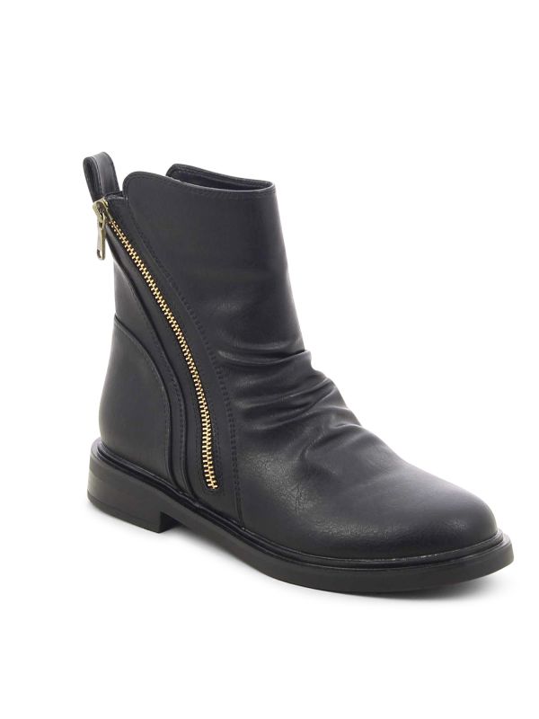 מגפוני נשים עם רוכסן אלכסוני