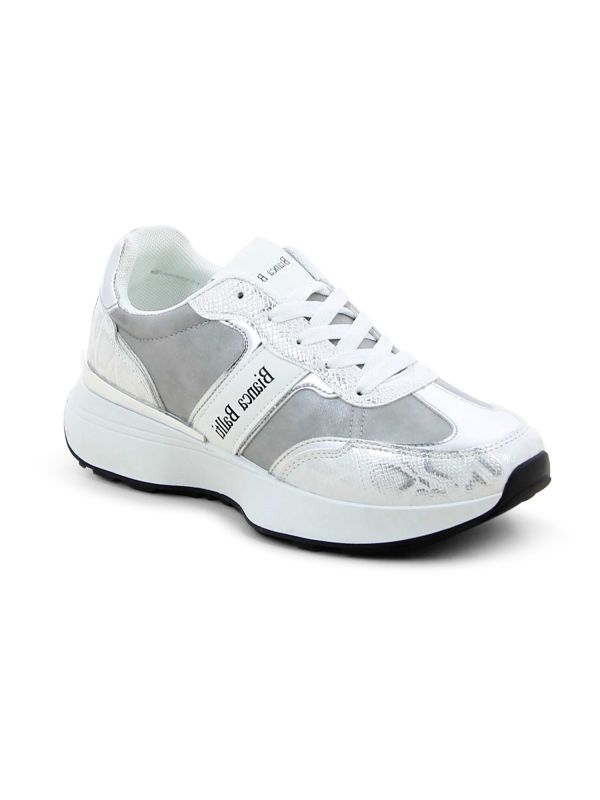 נעלי סניקרס דוגמת נחש לנשים