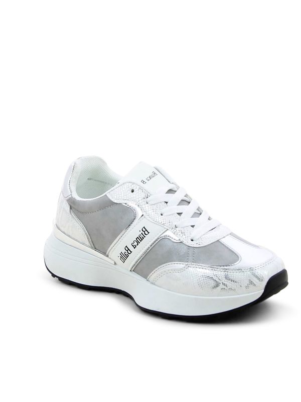 נעלי סניקרס דוגמת נחש לנשים