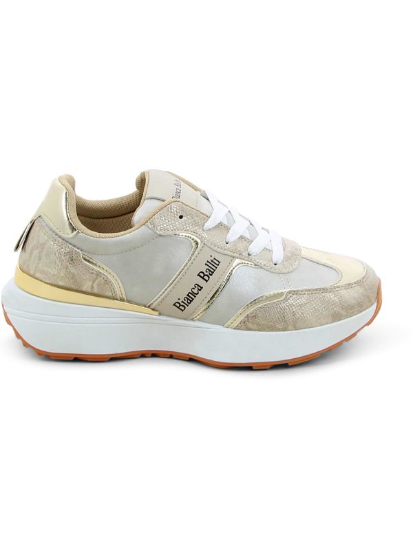 נעלי סניקרס דוגמת נחש לנשים