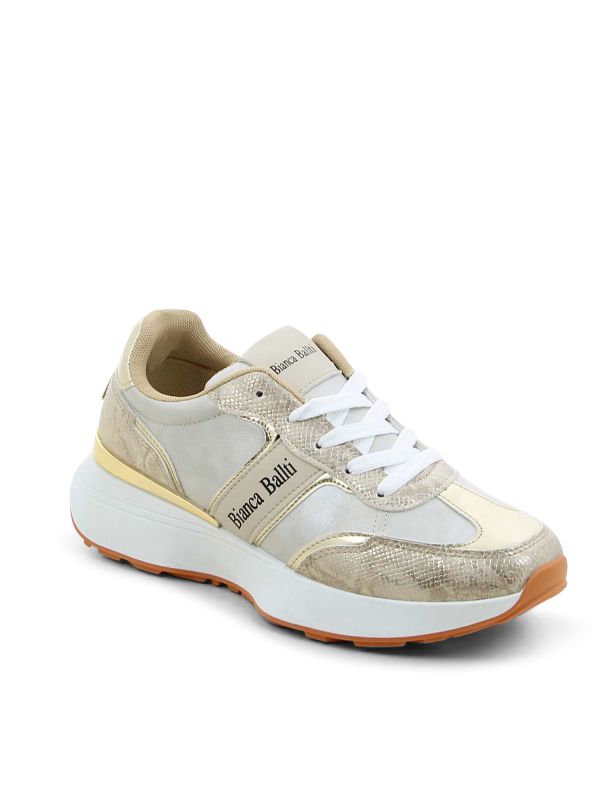 נעלי סניקרס דוגמת נחש לנשים