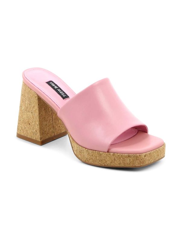 כפכפי עקב עם הגבהה קדמית לנשים