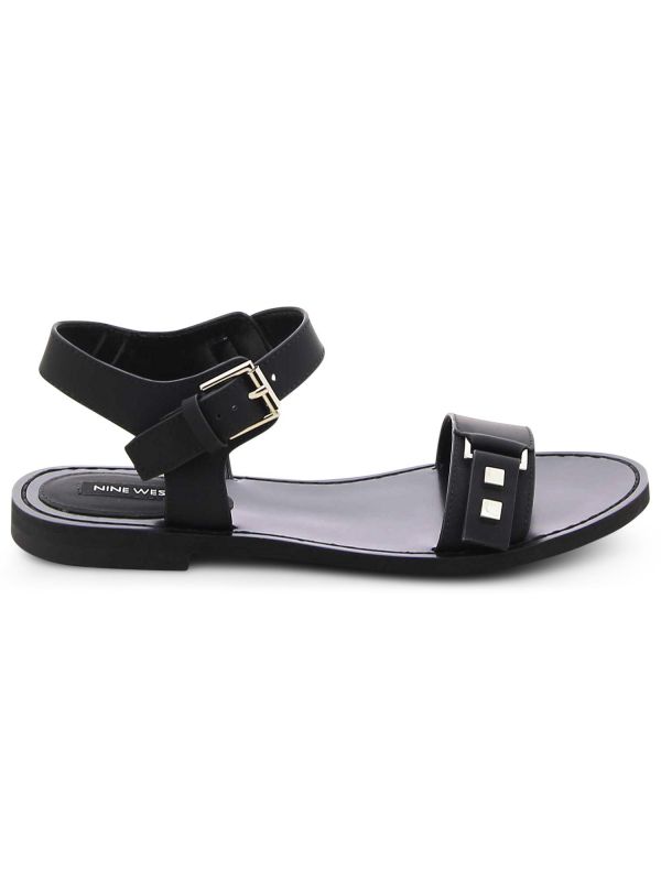 סנדלי נשים שטוחים עם רצועות