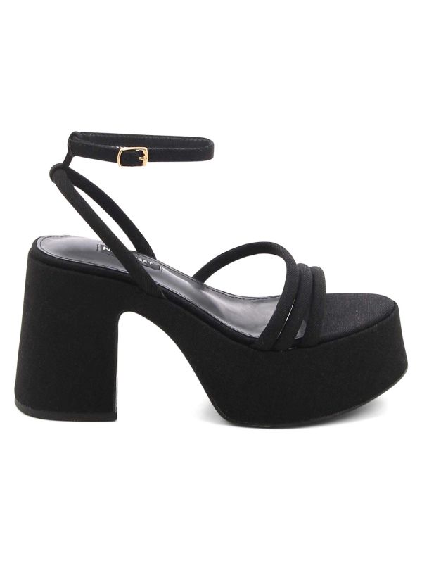 סנדלי ג’ינס עם הגבהה לנשים