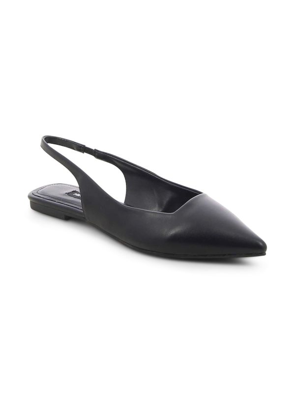 נעלי סירה שטוחות עם פתח בקרסול לנשים