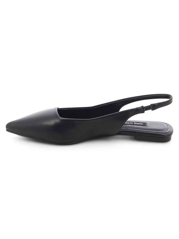 נעלי סירה שטוחות עם פתח בקרסול לנשים