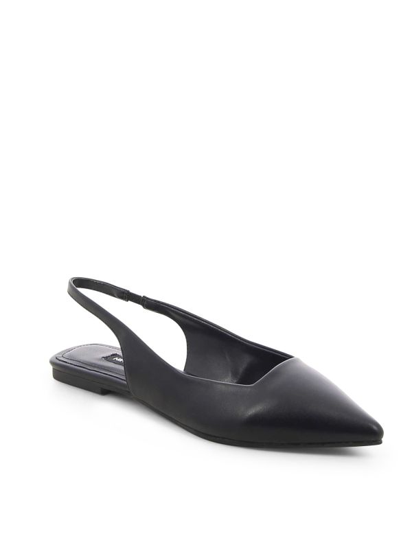 נעלי סירה שטוחות עם פתח בקרסול לנשים